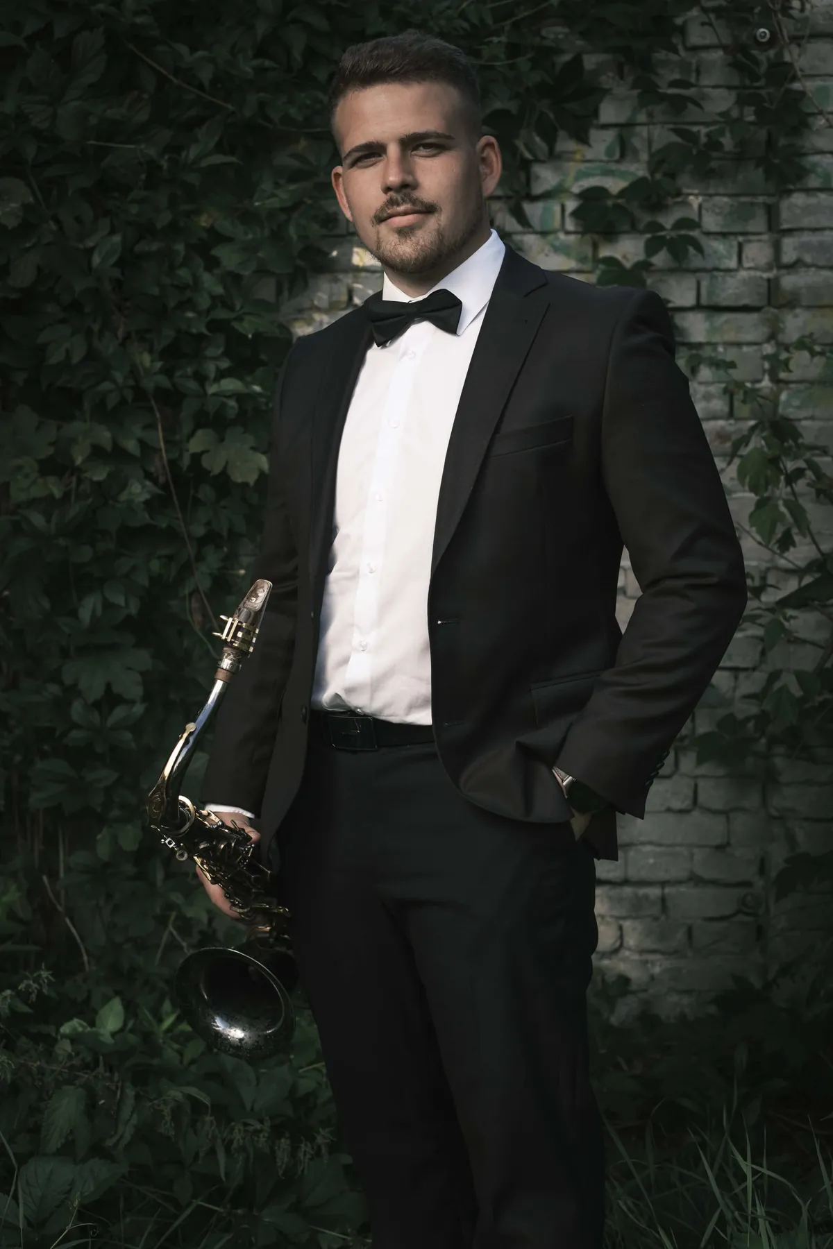 Zdjęcie Wojciech Rejdych, Saksofon w zespole Lazy Swing Band